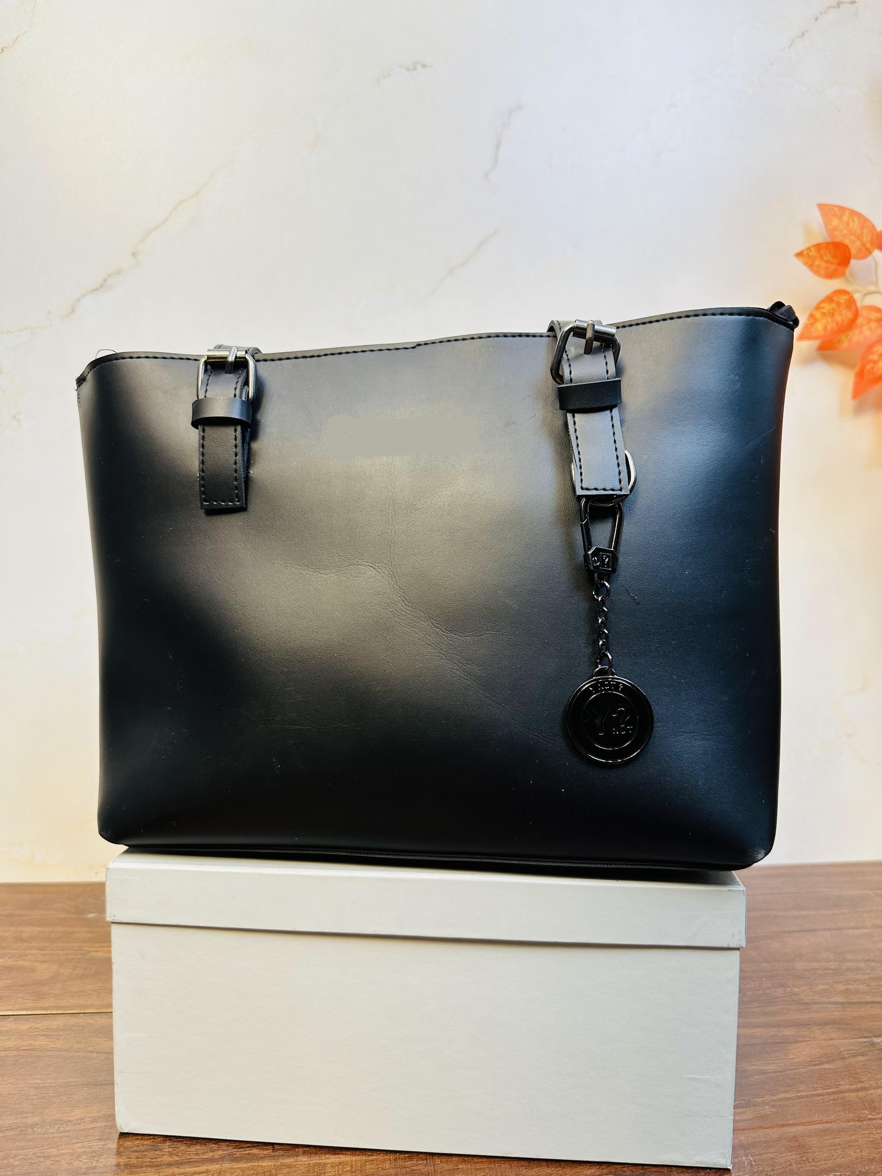 Fancy Black Color Handbag For Girls/Women