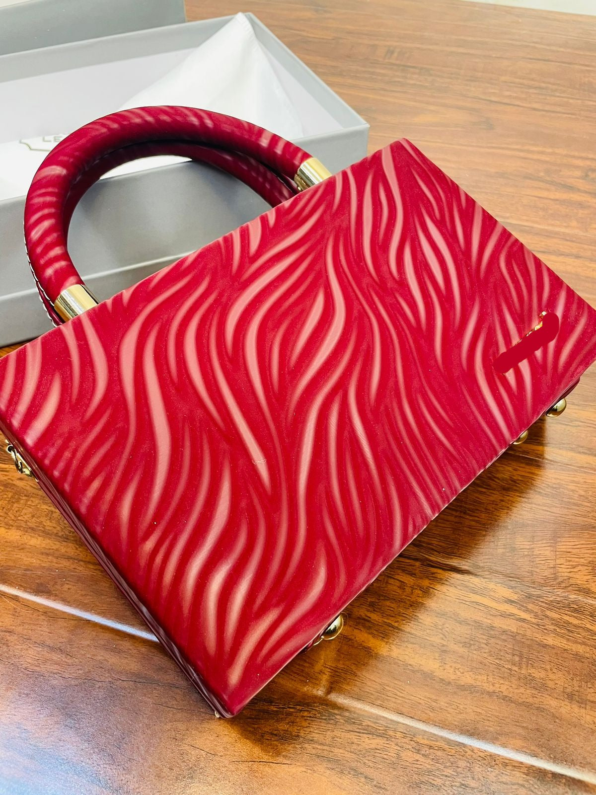 Stylish Dark Maroon Handbag  For Girls/women