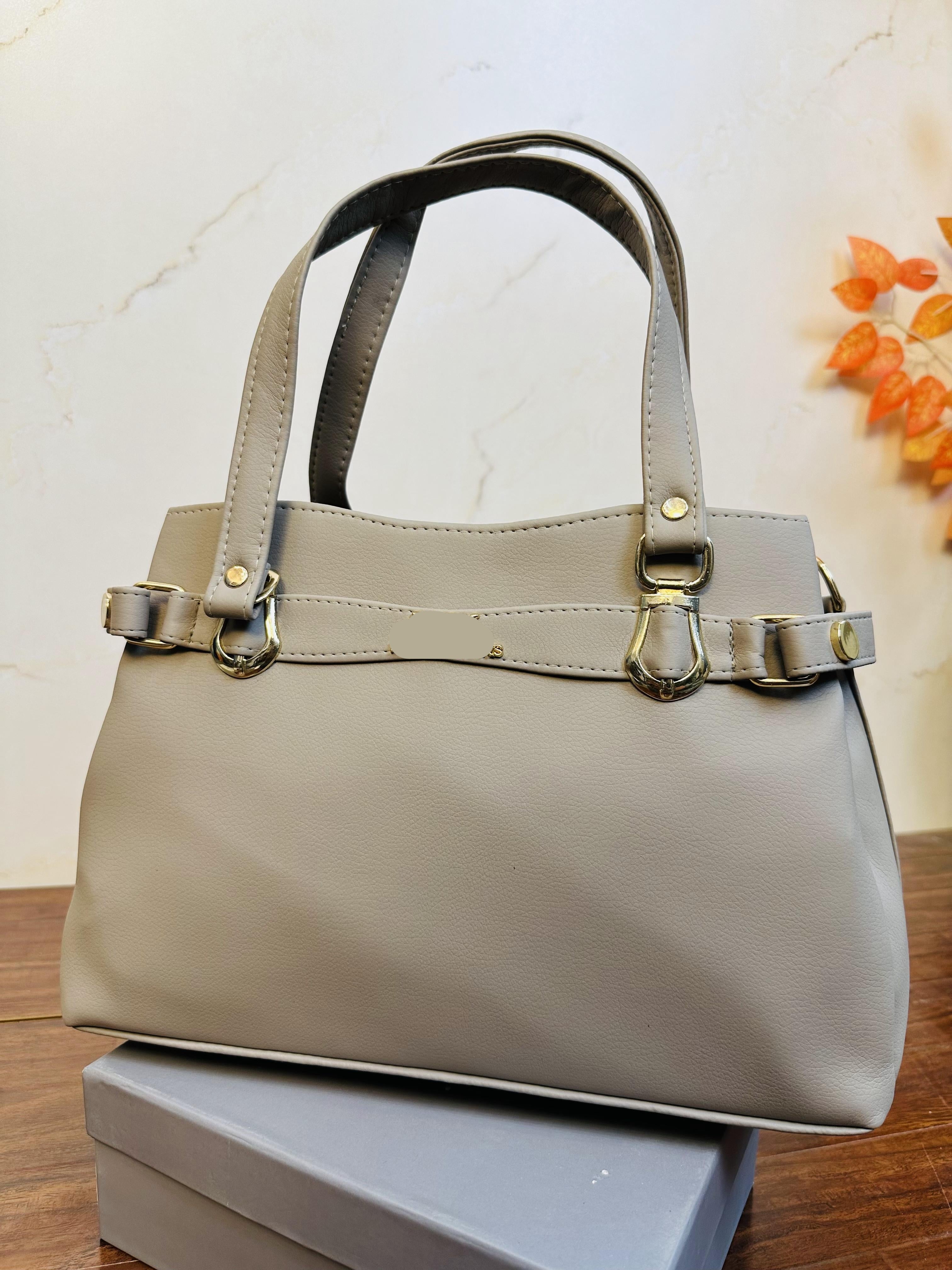 Elegant Cream Color Handbag For Girls/Women