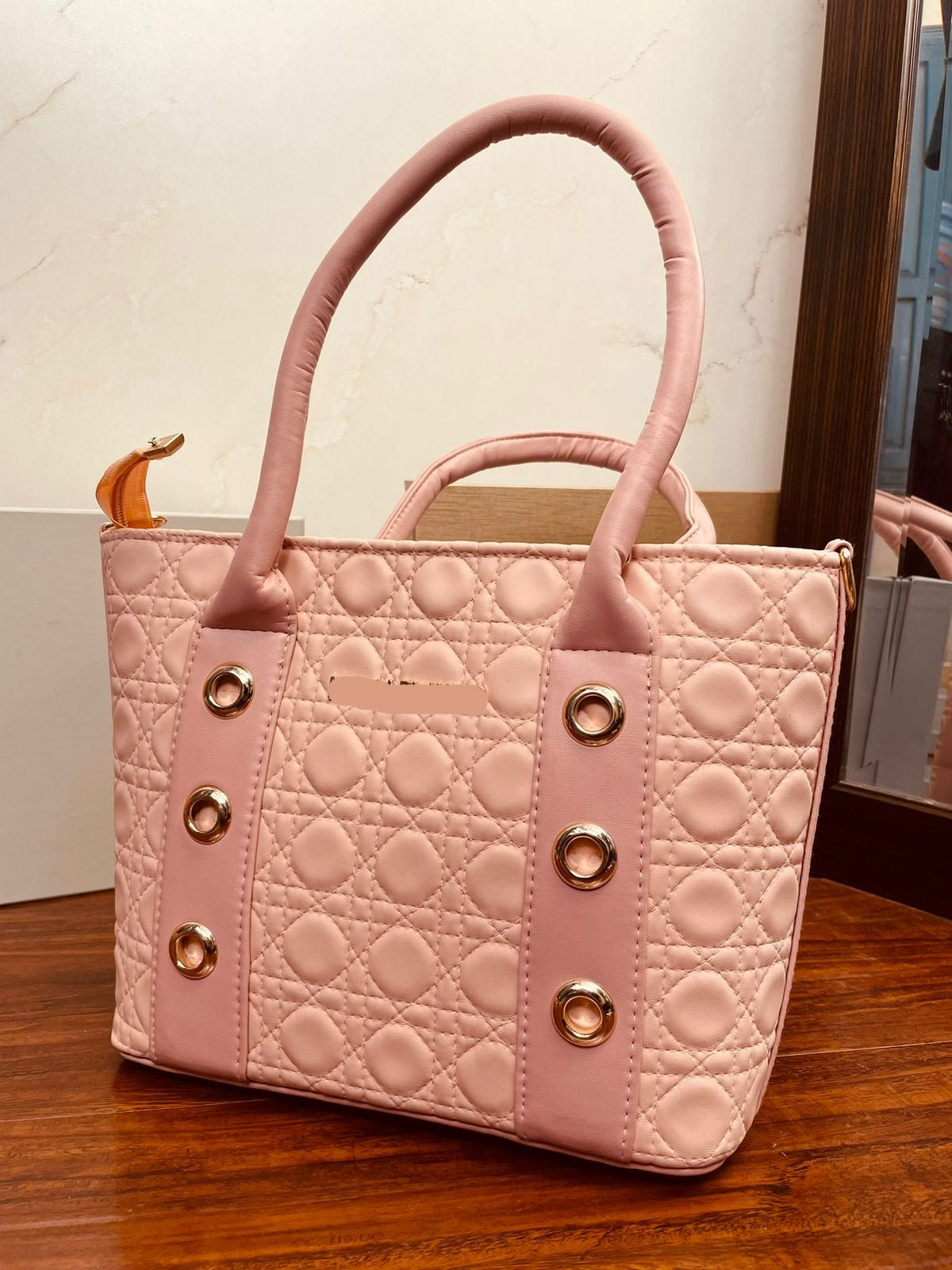 Beautiful Baby Pink Handbag For Girls/women