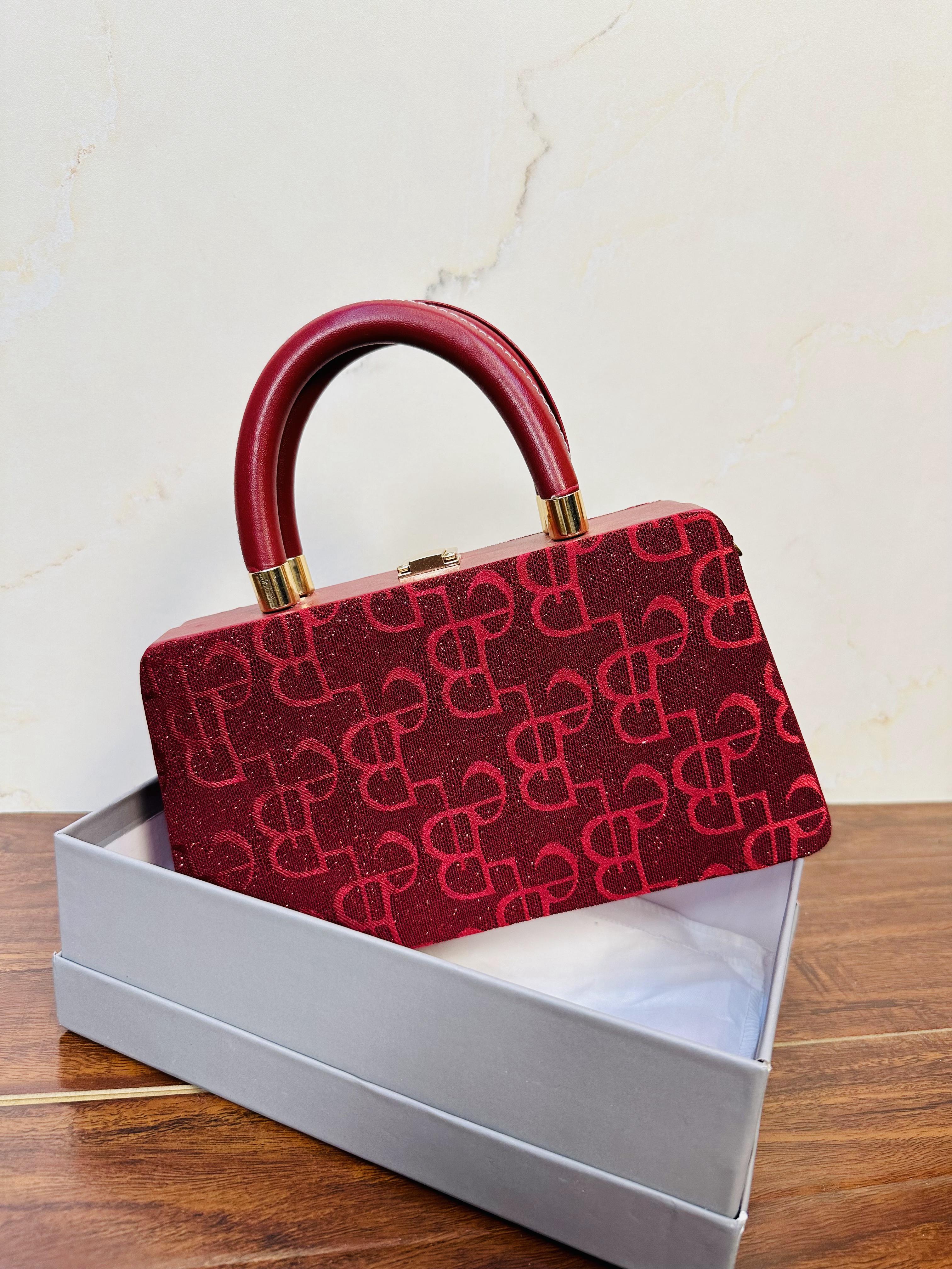 Stylish Red Color Handbag For Girls/Women