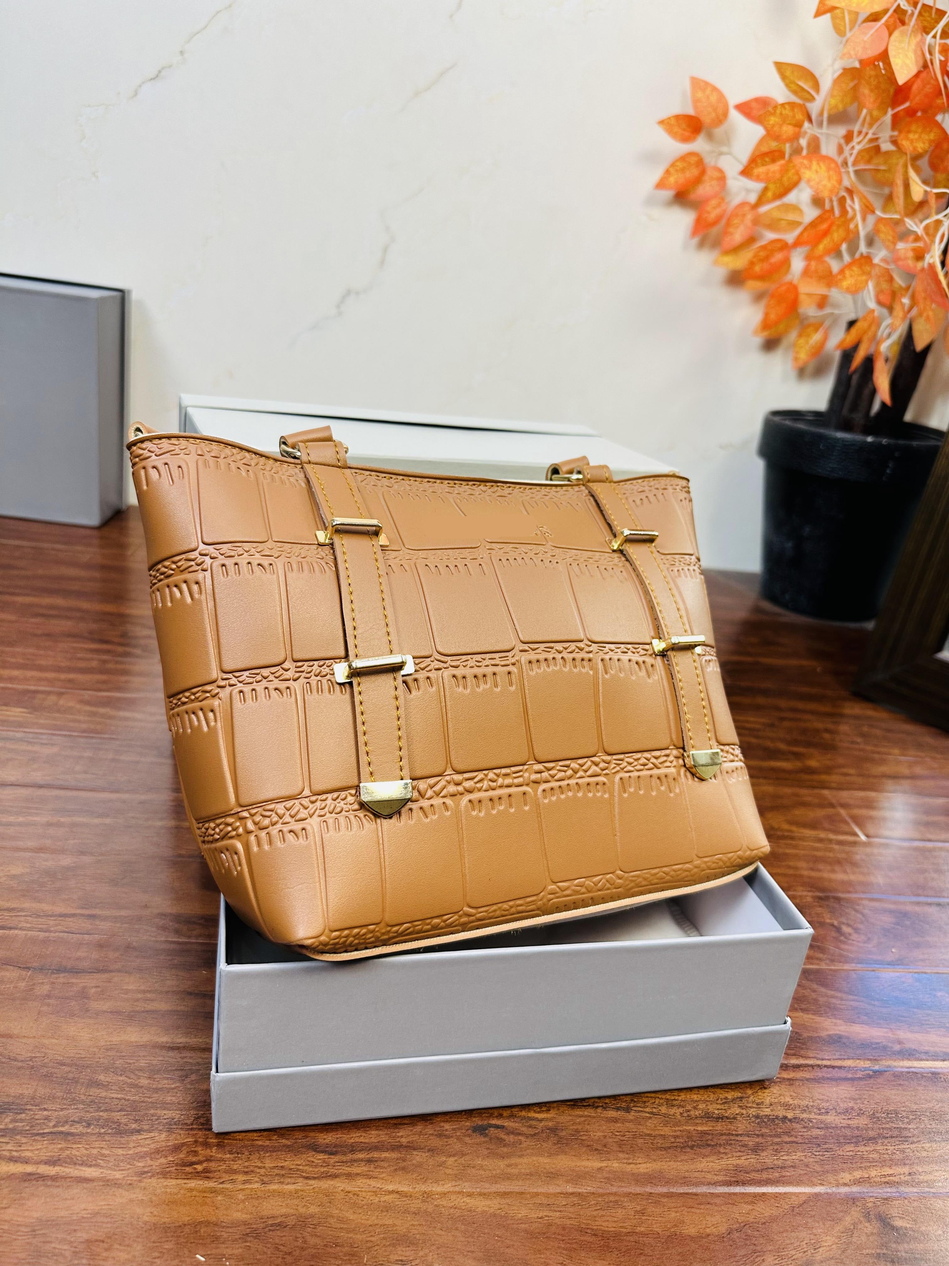 Beautiful Brown Color Handbag For Girls/Women