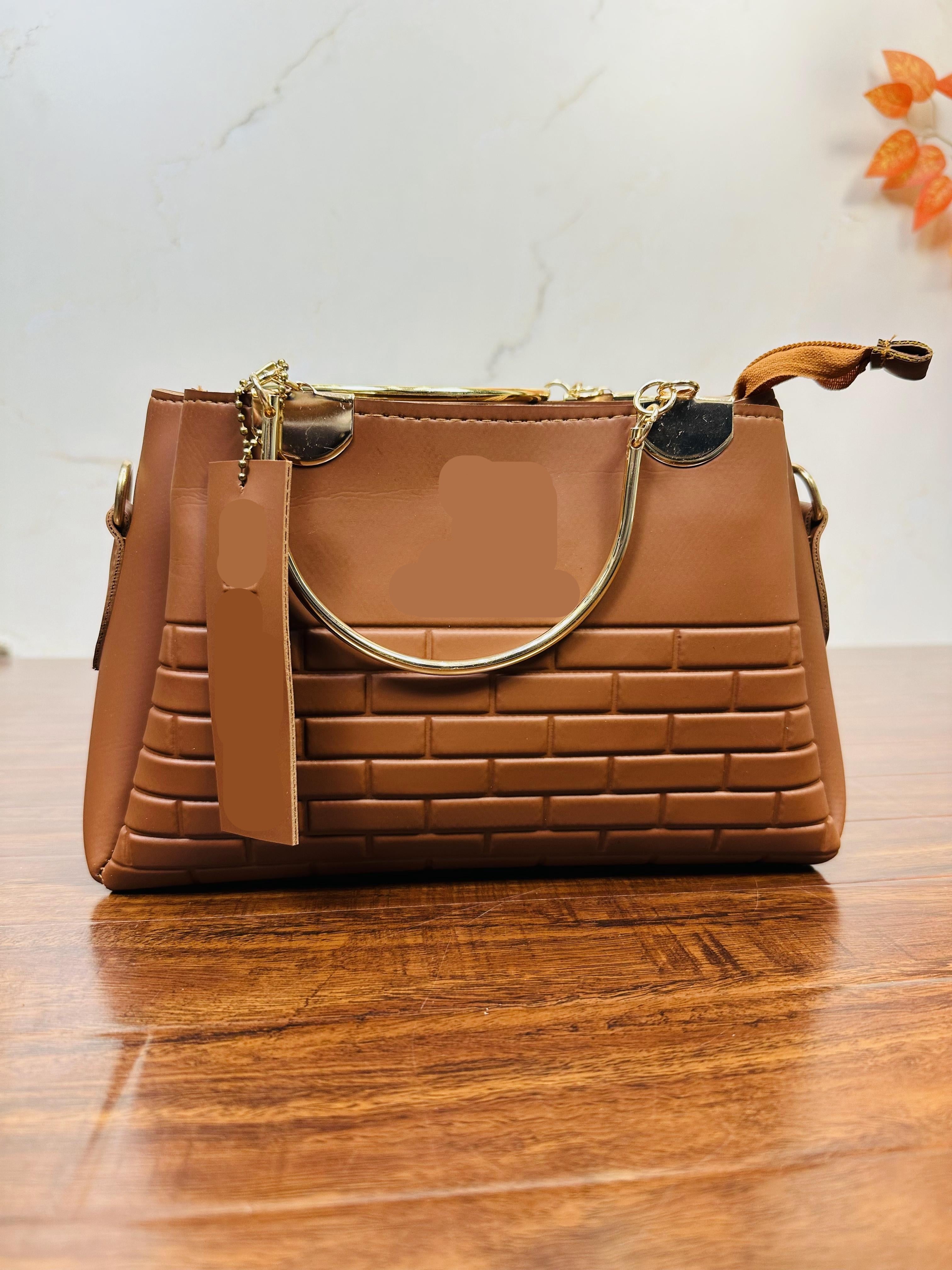 Stylish Brown Color Handbag For Girls/Women