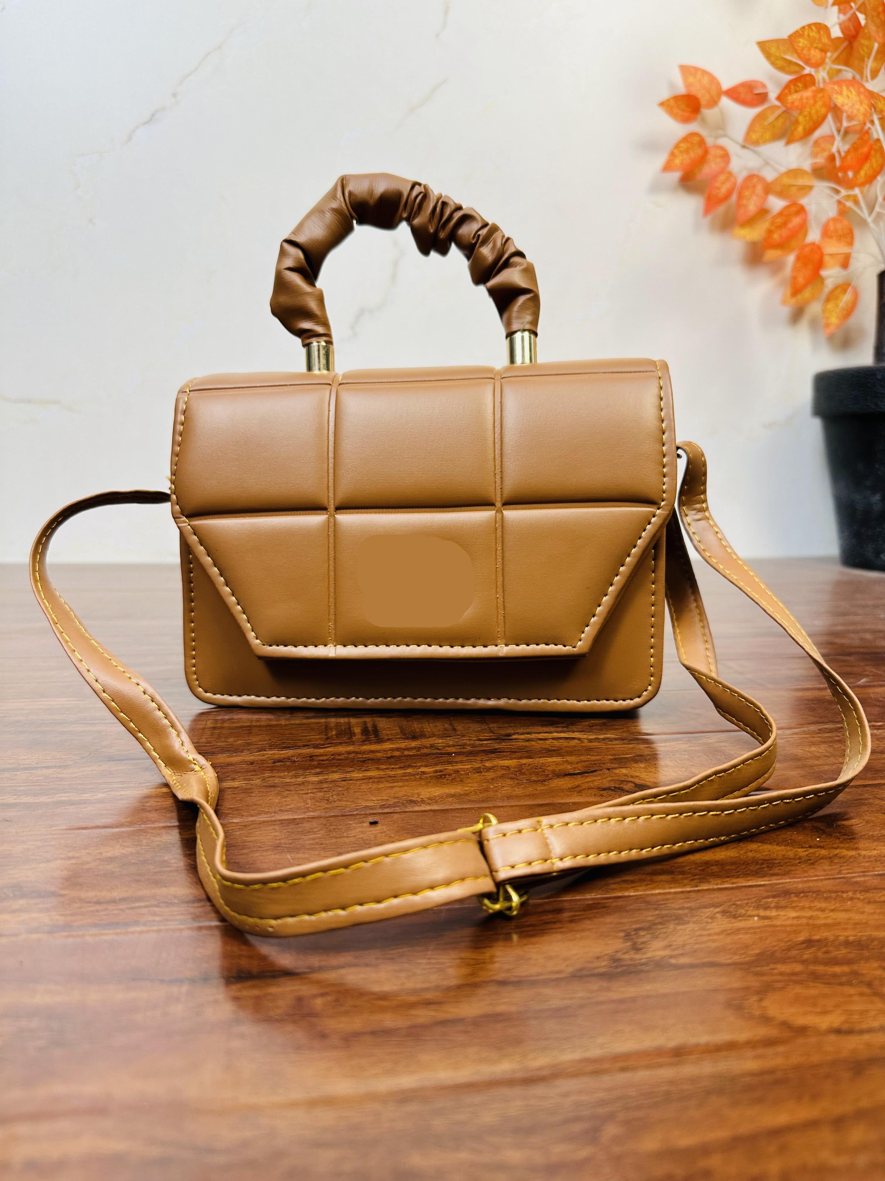 Beautiful Brown Color Handbag For Girls/Women