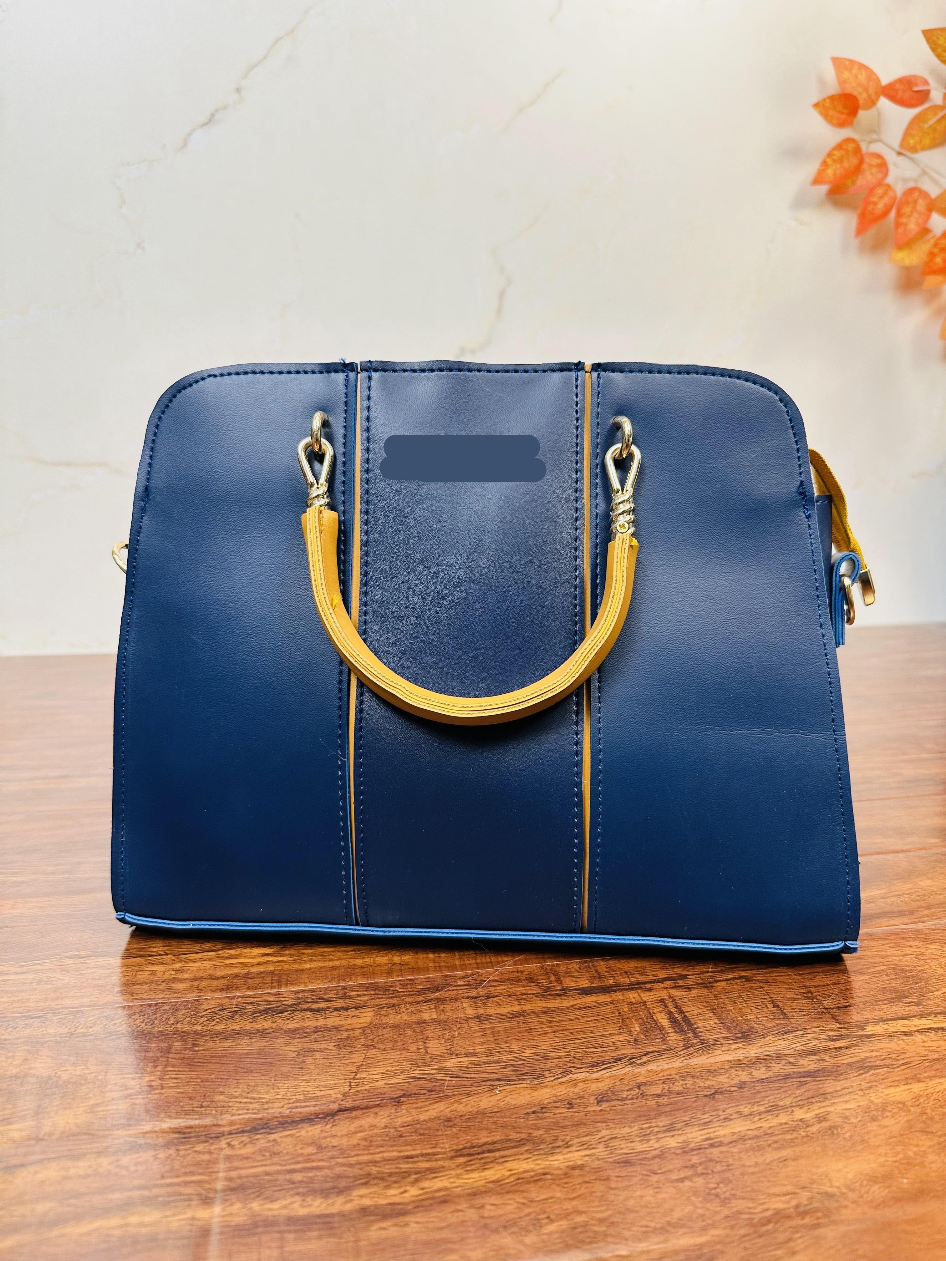 Fancy Royal Blue Color Handbag For Girls/Women