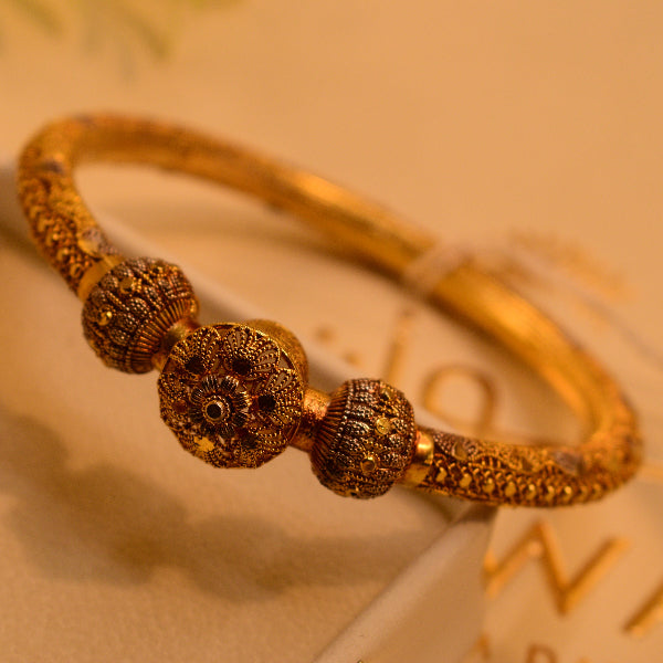 Glamorous Unique Design Gold Plated Bangle for Girls/Women