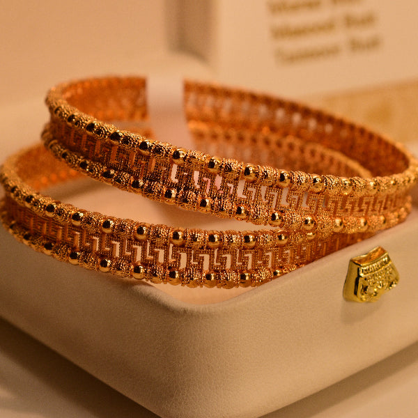 Luminous Unique Design 2pc Bangle Set for Girls/Women