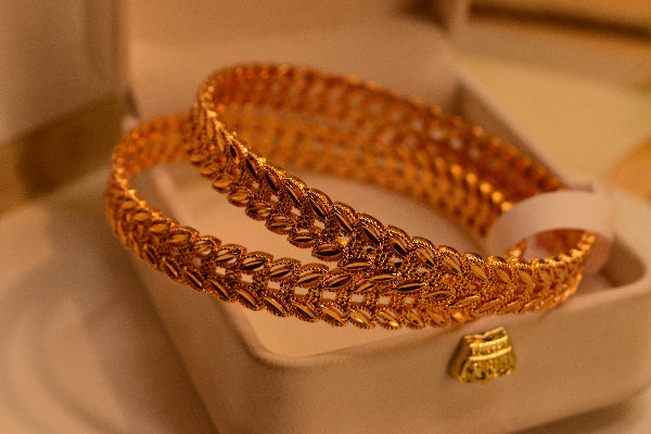Stylish Unique Design 2pc Bangle Set for Girls/Women