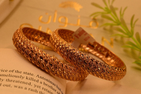 Beautiful Unique Design 2pc Bangle Set for Girls/Women