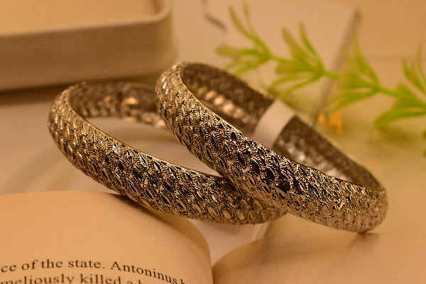 Beautiful Unique Design 2pc Bangle Set for Girls/Women