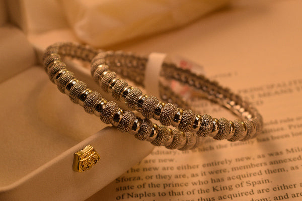 Gorgeous Unique Design 2pc Bangle Set for Girls/Women