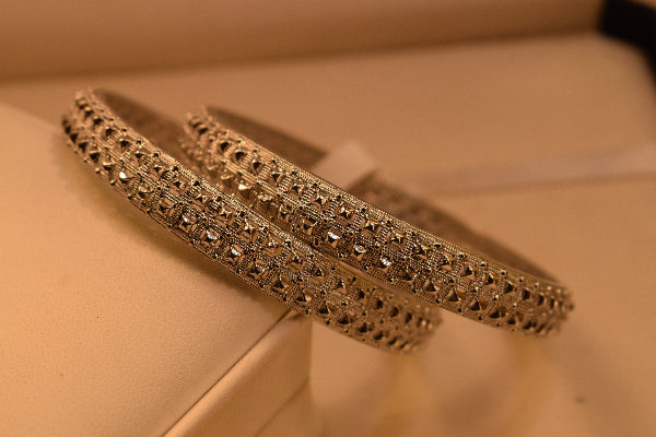 Luminous Unique Design 2pc Bangle Set for Girls/Women