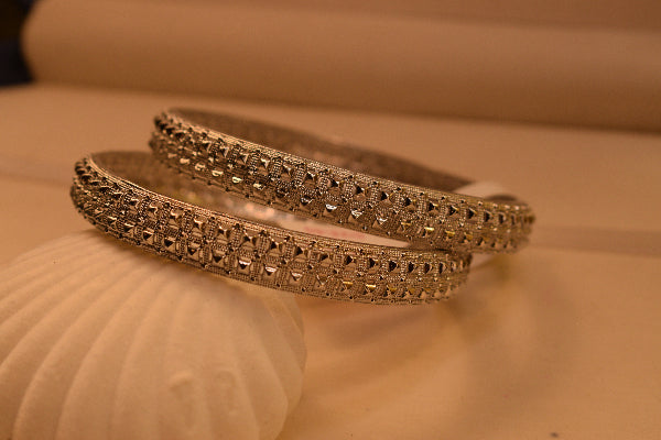 Luminous Unique Design 2pc Bangle Set for Girls/Women