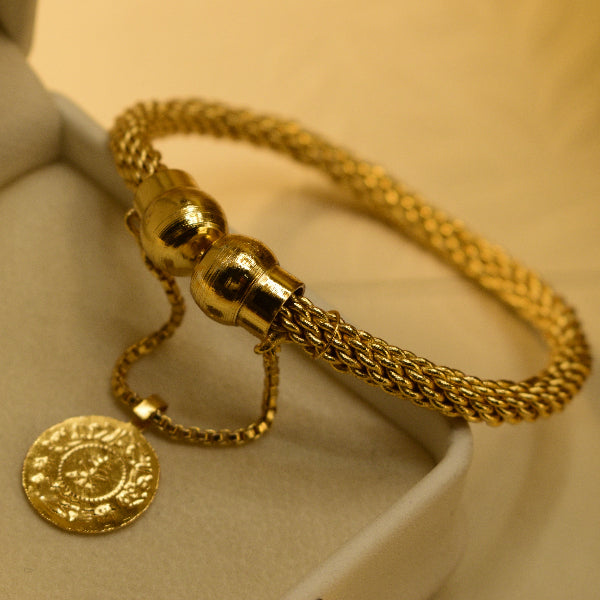 Beautiful Unique Design Gold Plated Bangle for Girls/Women