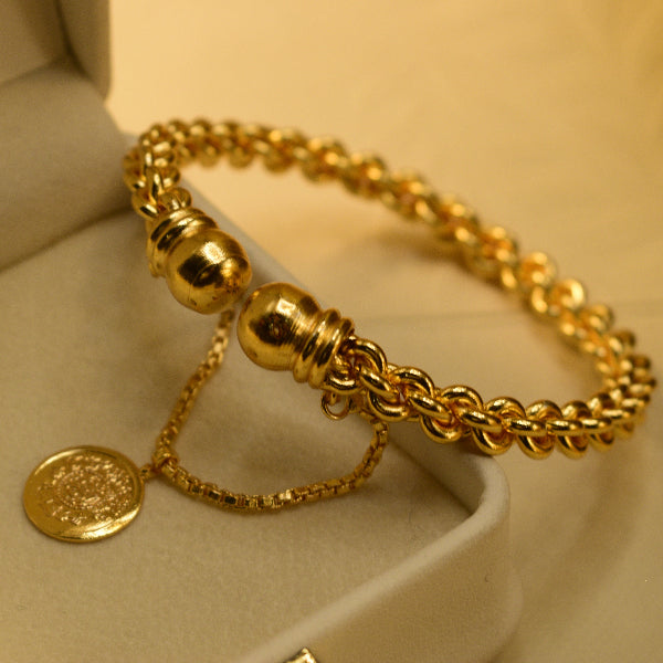 Luxury Unique Design Gold Plated Bangle for Girls/Women