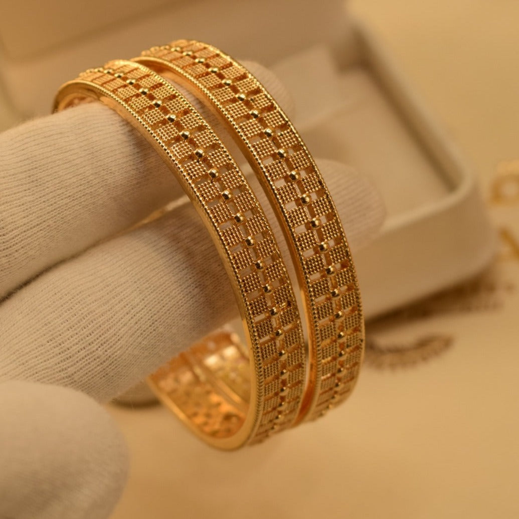 Fancy Golden Elegant Design Bangles for Girls/Women