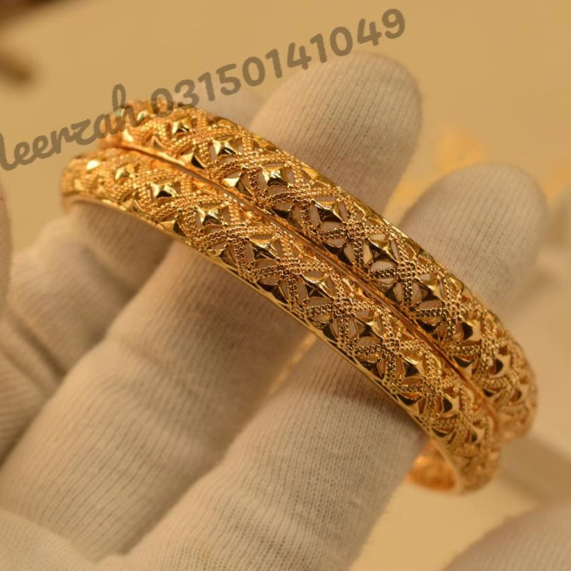 Elegant Design Gold Plated Bangles for Girls/Women