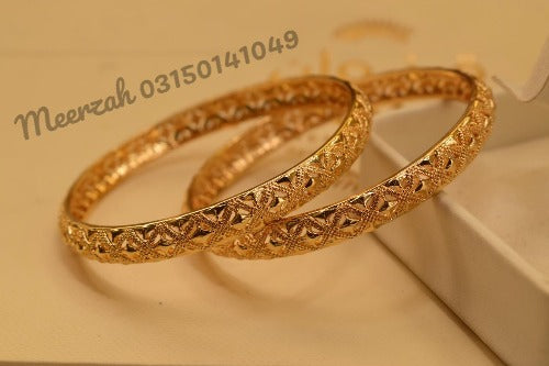 Elegant Design Gold Plated Bangles for Girls/Women