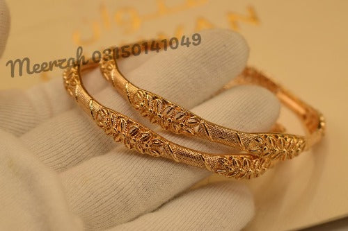 Elegant Design Gold Plated Bangles for Girls/Women