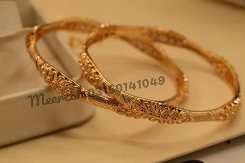 Elegant Design Gold Plated Bangles for Girls/Women