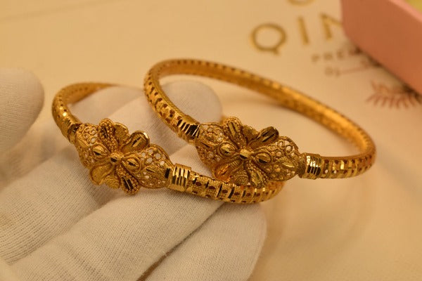 Elegant Fancy Golden Bangle Sets for Girls/Women