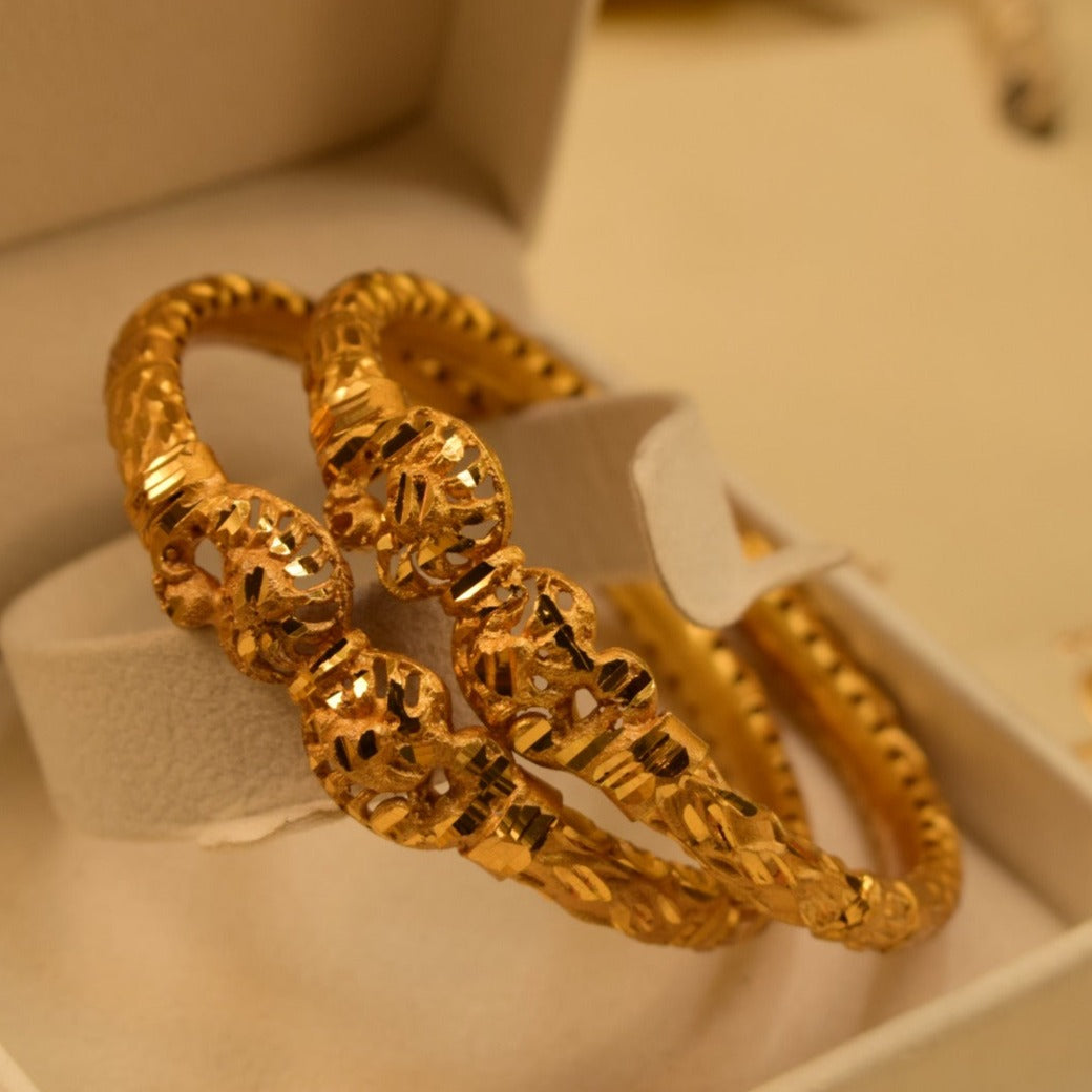 Elegant Fancy Golden Bangle Sets for Girls/Women