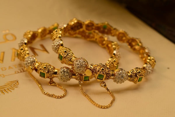 Elegant Fancy Golden Bangle Sets for Girls/Women