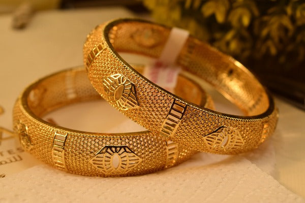 Elegant Fancy Golden Bangle Sets for Girls/Women