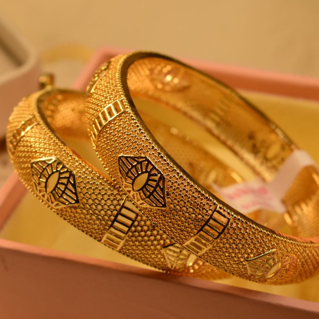 Elegant Fancy Golden Bangle Sets for Girls/Women