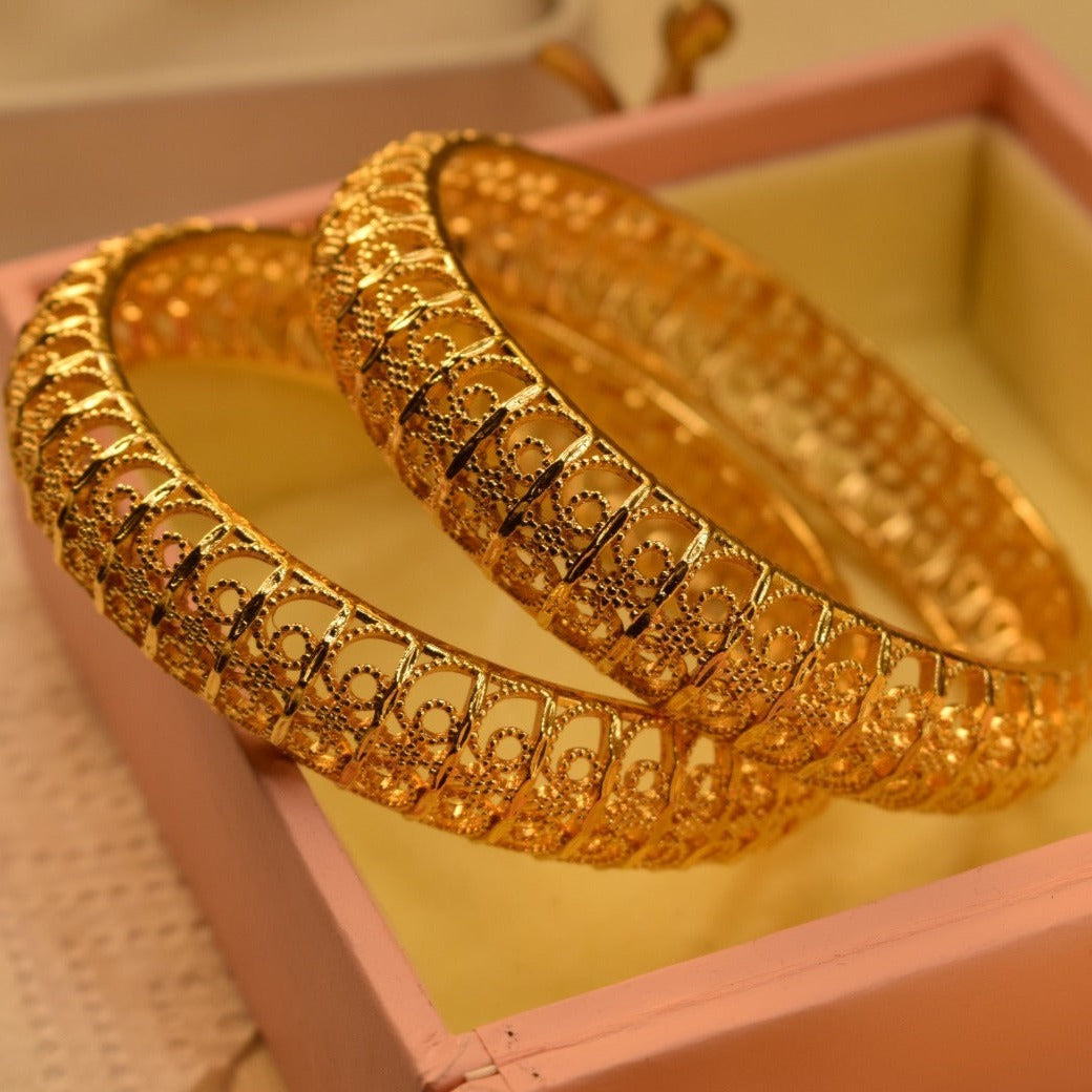 Elegant Fancy Golden Bangle Sets for Girls/Women