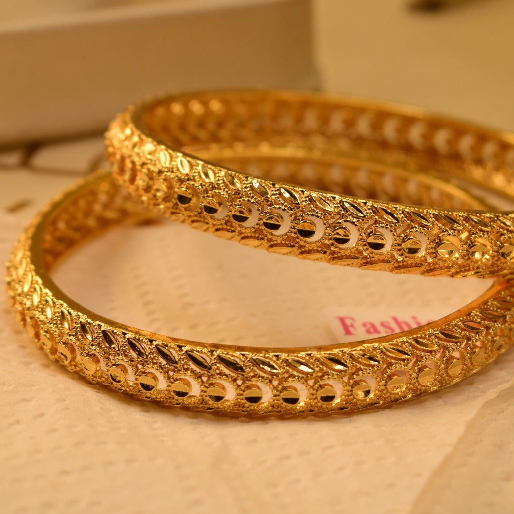 Elegant Fancy Golden Bangle Sets for Girls/Women