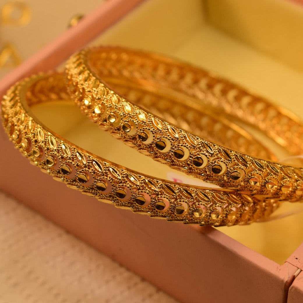 Elegant Fancy Golden Bangle Sets for Girls/Women