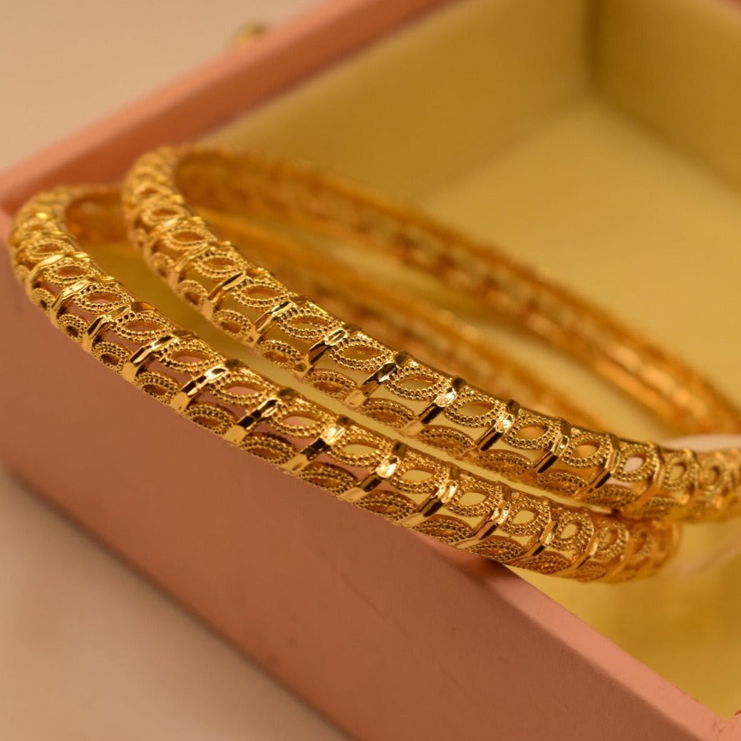 Elegant Fancy Golden Bangle Sets for Girls/Women