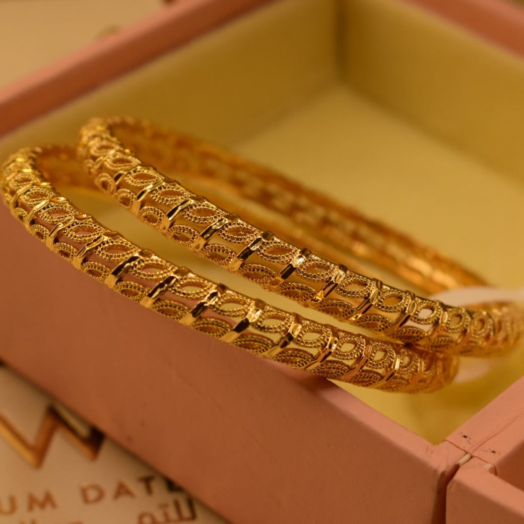 Elegant Fancy Golden Bangle Sets for Girls/Women