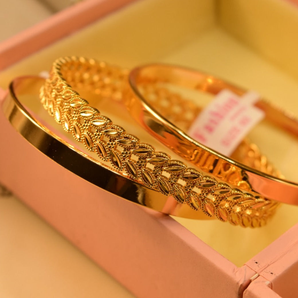 Elegant Fancy Golden Bangle Sets for Girls/Women