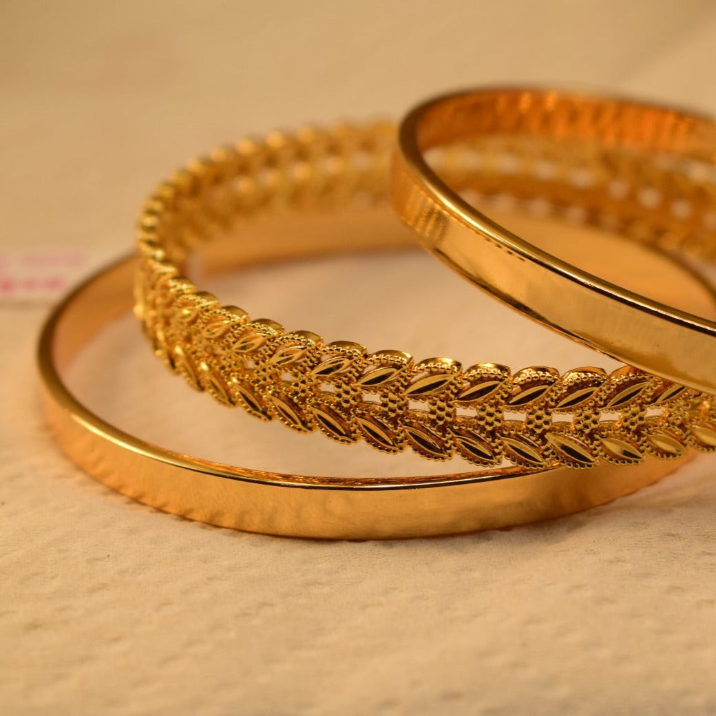 Elegant Fancy Golden Bangle Sets for Girls/Women