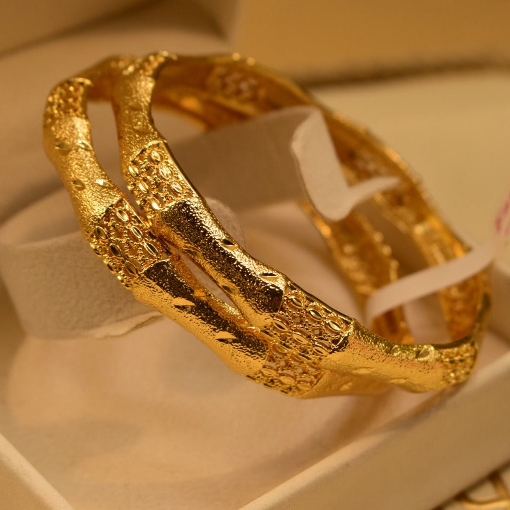 Elegant Fancy Golden Bangle Sets for Girls/Women