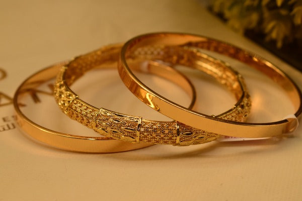 Elegant Fancy Golden Bangle Sets for Girls/Women