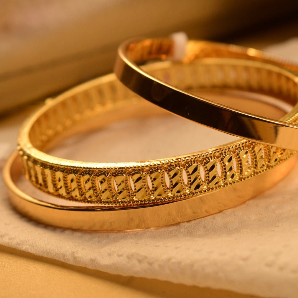 Elegant Fancy Golden Bangle Sets for Girls/Women