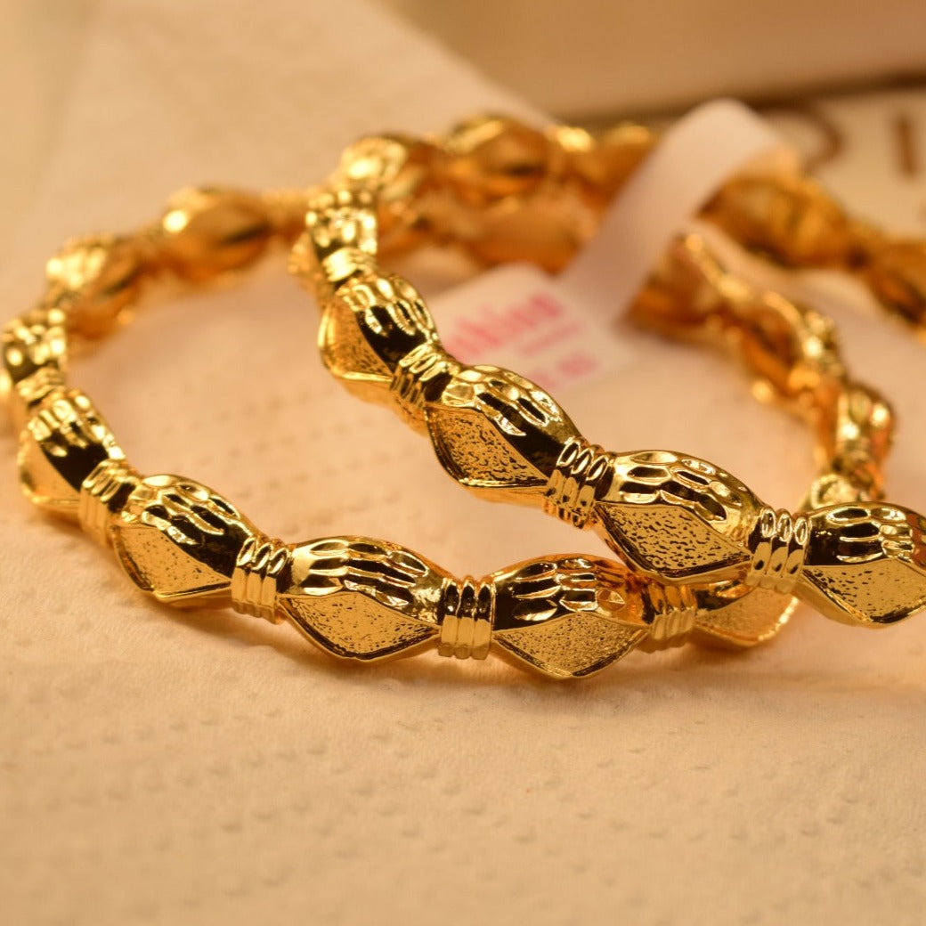 Elegant Fancy Golden Bangle Sets for Girls/Women