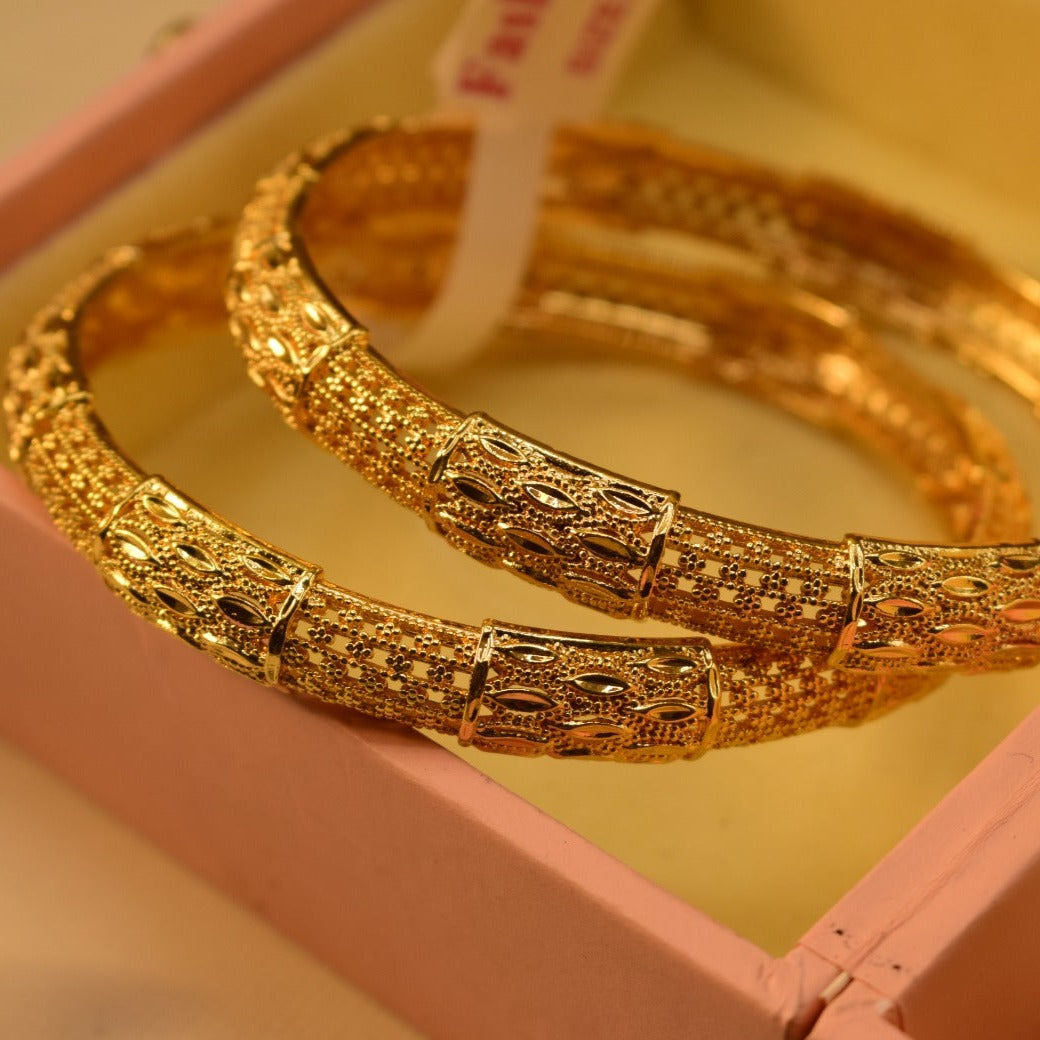 Elegant Fancy Golden Bangle Sets for Girls/Women