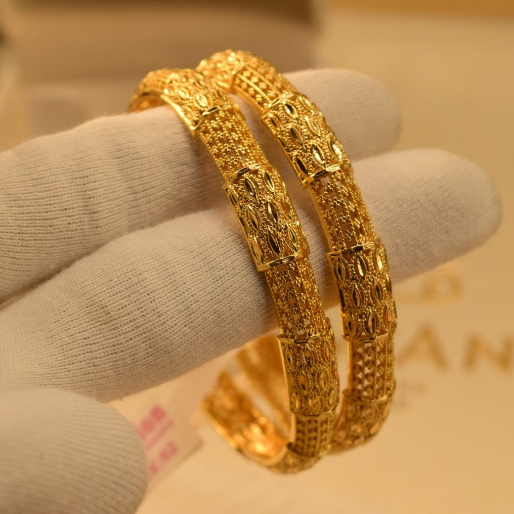 Elegant Fancy Golden Bangle Sets for Girls/Women