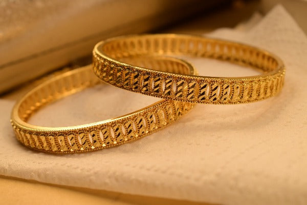 Elegant Fancy Golden Bangle Sets for Girls/Women