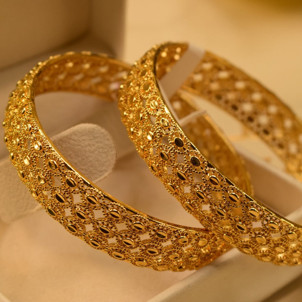 Elegant Fancy Golden Bangle Sets for Girls/Women