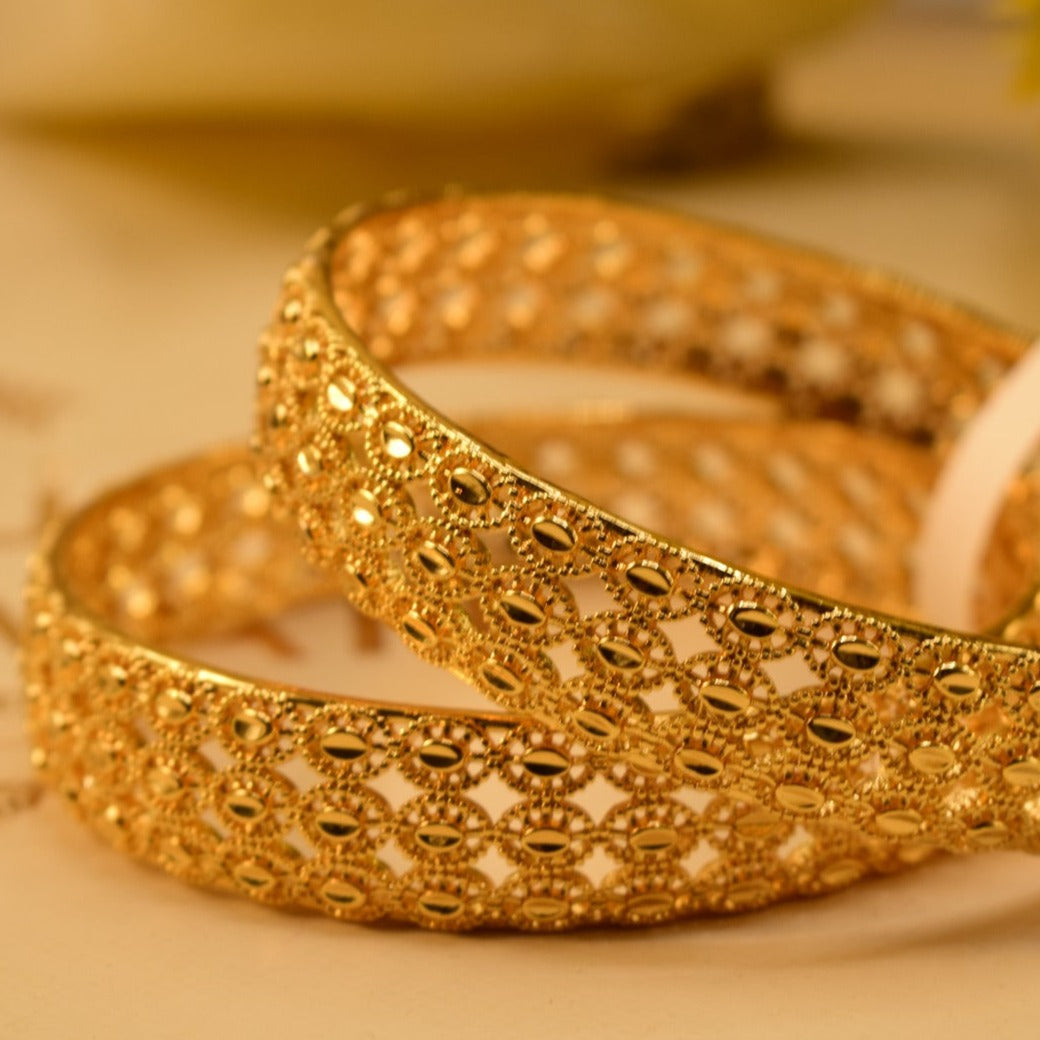 Elegant Fancy Golden Bangle Sets for Girls/Women