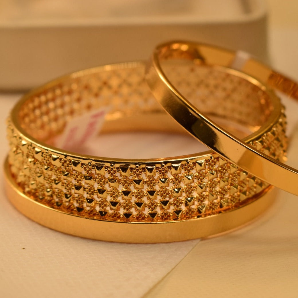 Elegant Fancy Golden Bangle Sets for Girls/Women