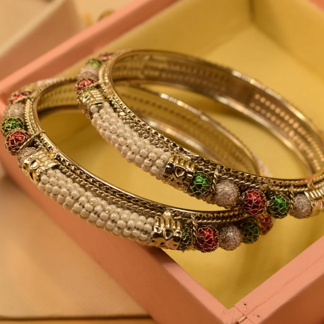 Elegant Fancy Golden Bangle Sets for Girls/Women