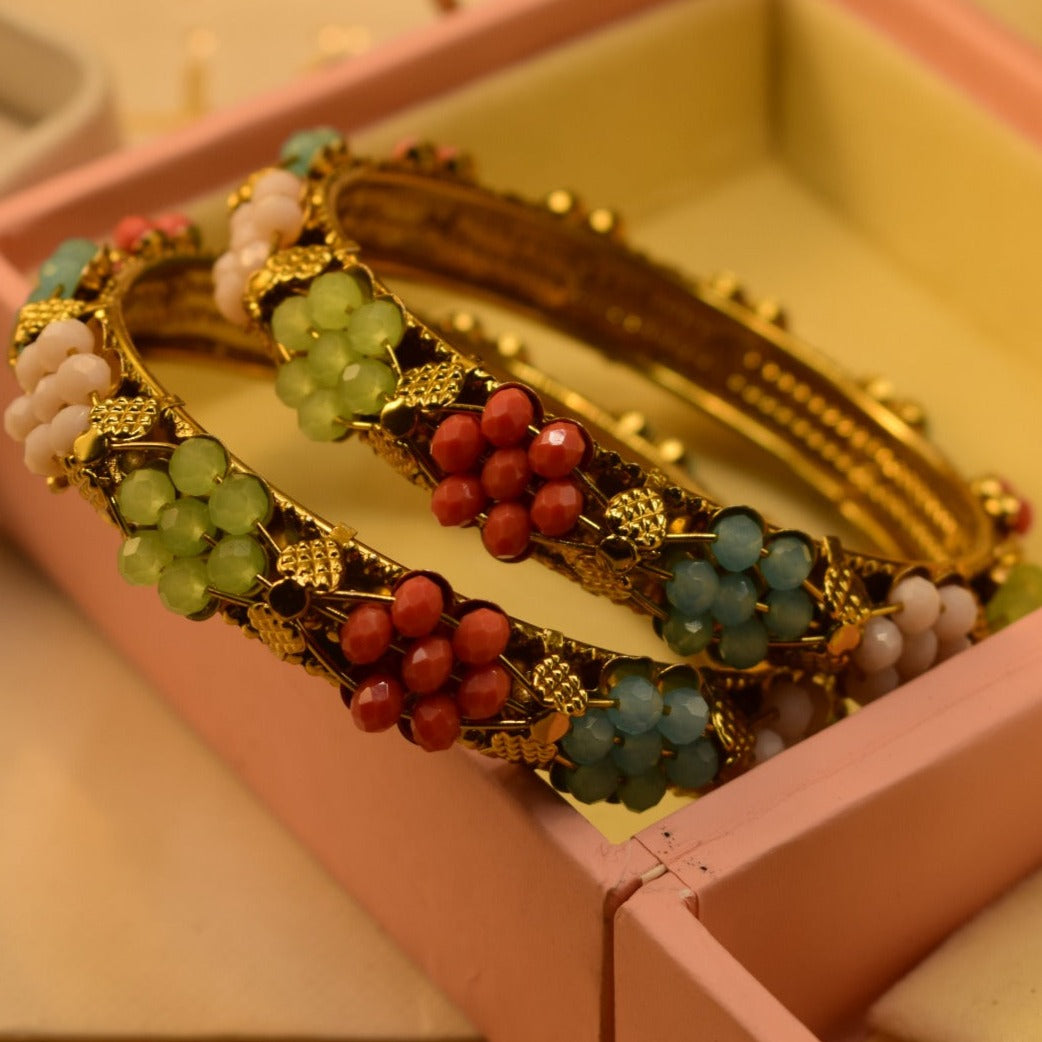 Elegant Fancy Golden Bangle Sets for Girls/Women