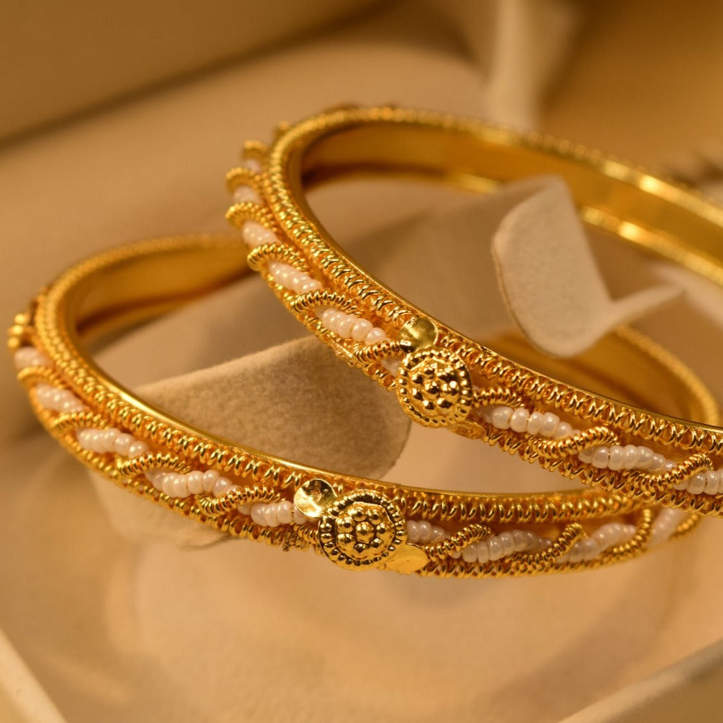 Elegant Fancy Golden Bangle Sets for Girls/Women