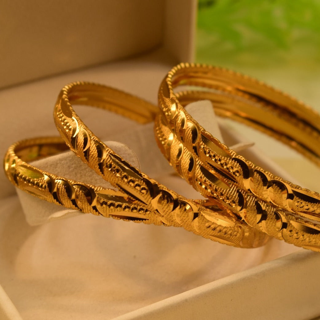 Elegant Fancy Golden Bangle Sets for Girls/Women